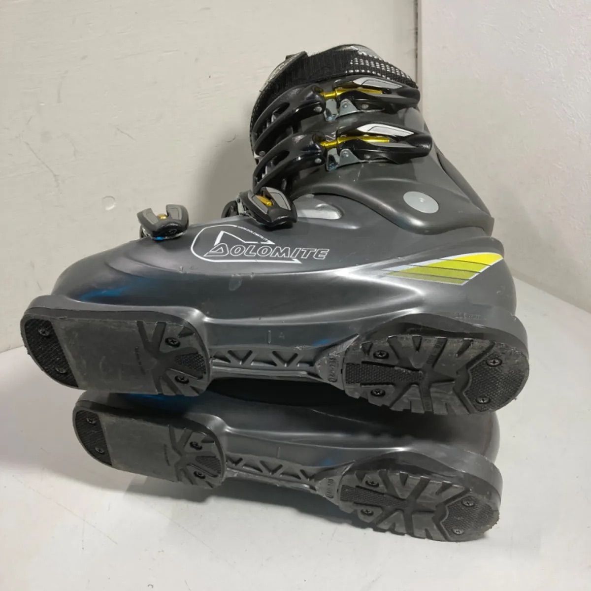 ◆ スキー ブーツ DOLOMITE ax 5.3 29.5 cm スキーブーツ ☆DOLOMITE ドロミテ スキーブーツ AX03 グレー 26-26.5cm