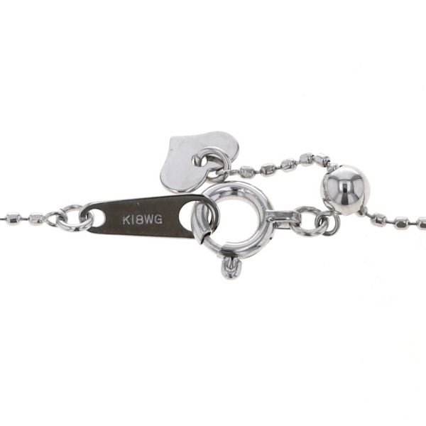 GSTV K18WG ホワイトゴールド ネックレス サファイア 0.60ct