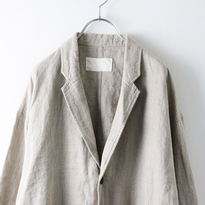 美品 2022AW ネストローブ nest Robe ブラックリネン ロング