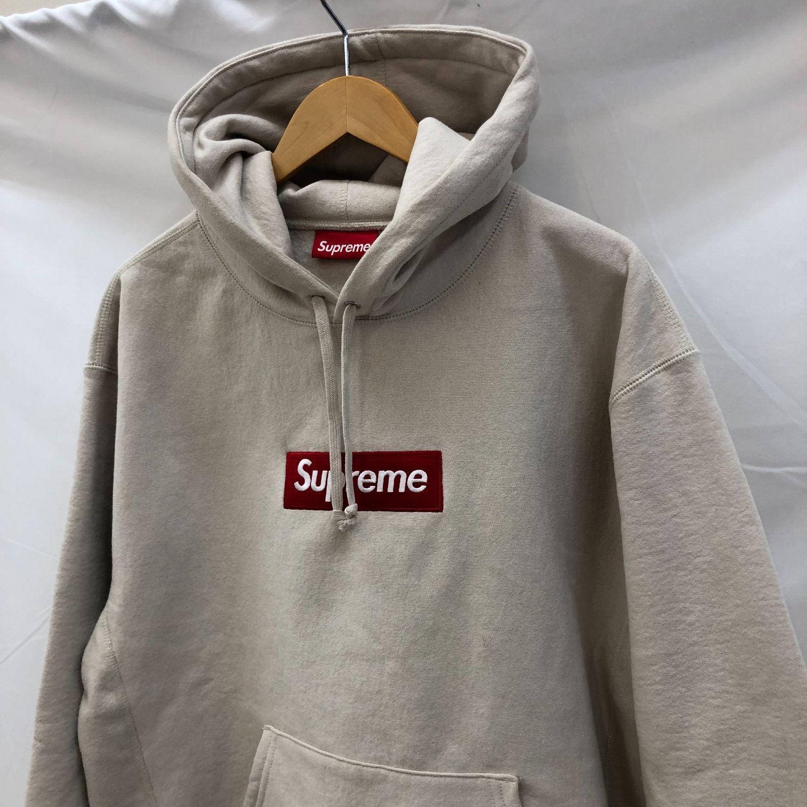 supreme box logo ボックスロゴ 24fw ストーン パーカー 24fw Supreme Box Logo Hooded Sweatshirt Stone M シュプリーム