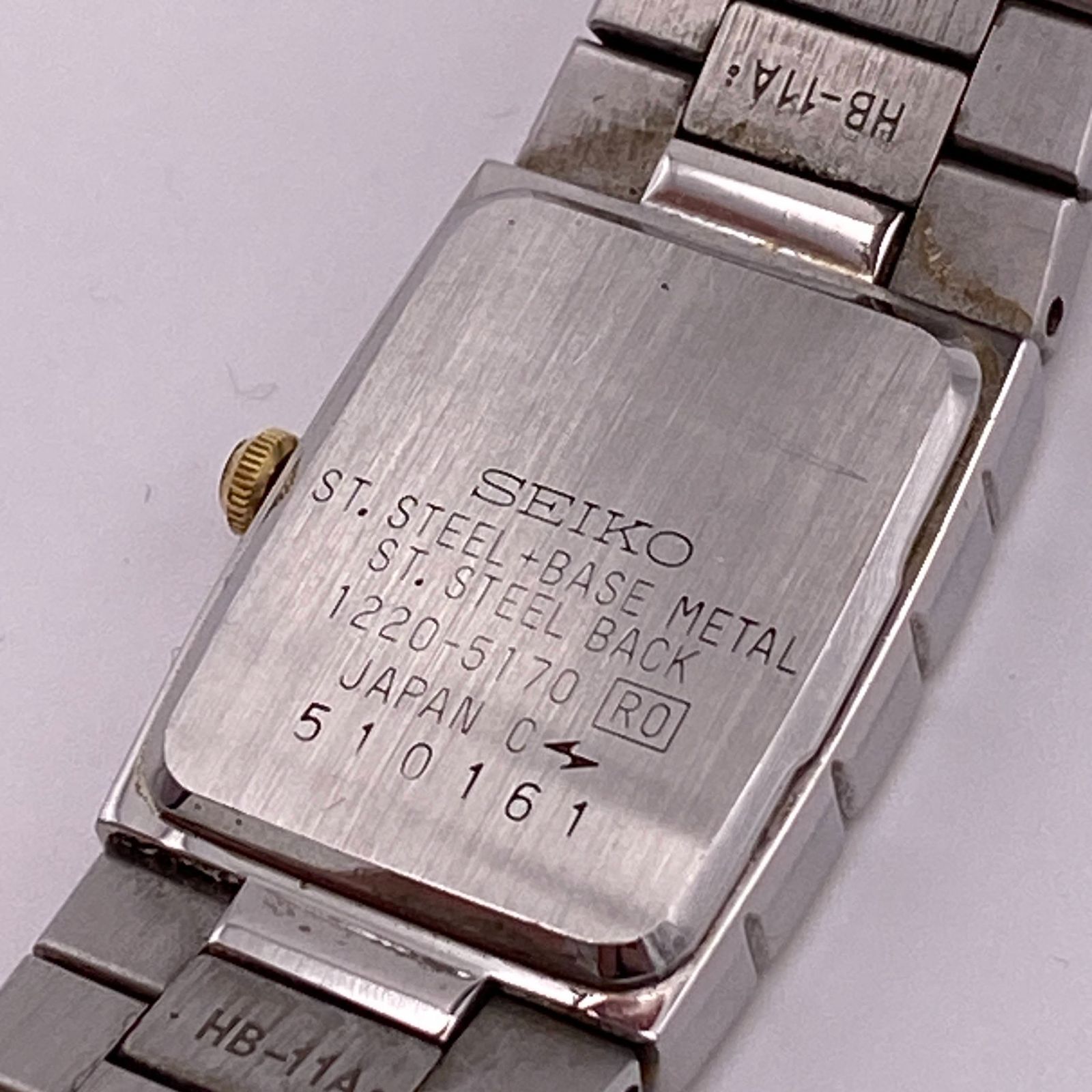 稼働 SEIKO EXCELINE 腕時計 バングルウォッチ SGP 178 文字盤のテクスチャーが⭐️とても綺麗】SEIKO/セイコー