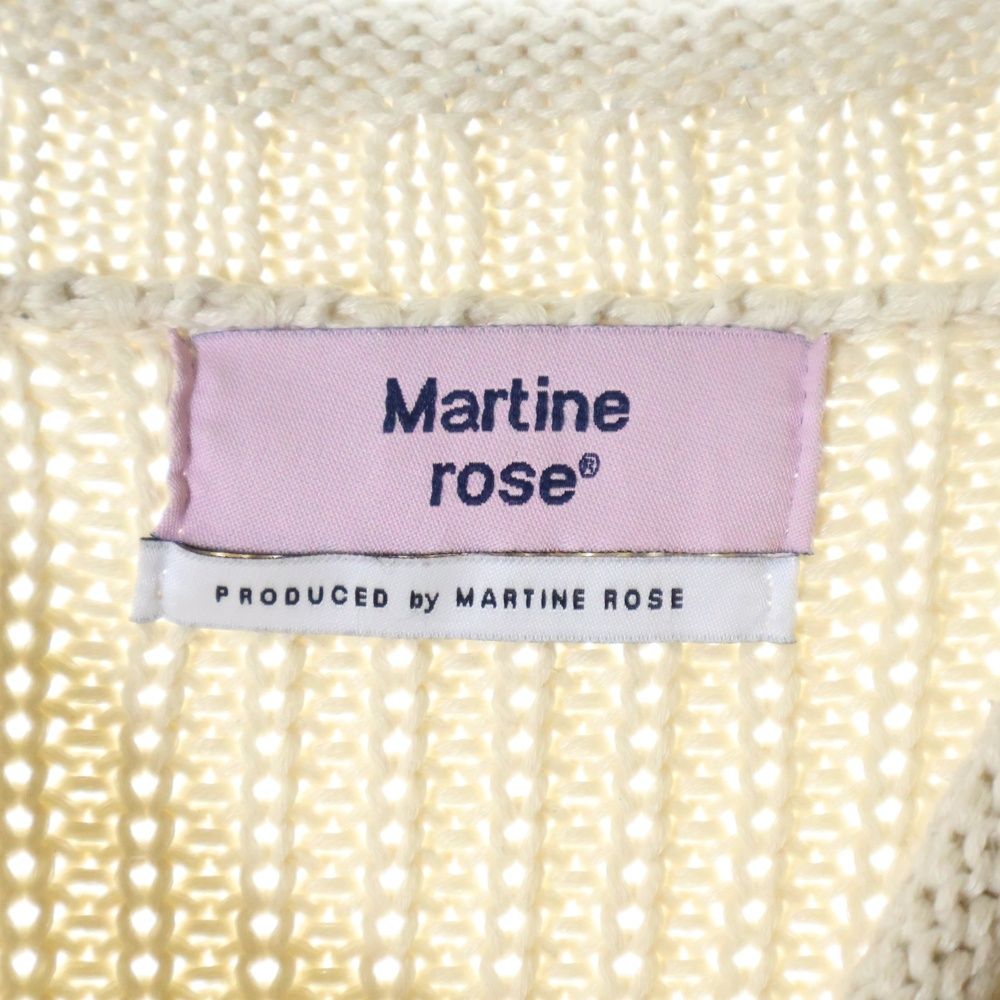MARTINE ROSE (マーティンローズ) LOGO PRINT SWEATER ビリヤード
