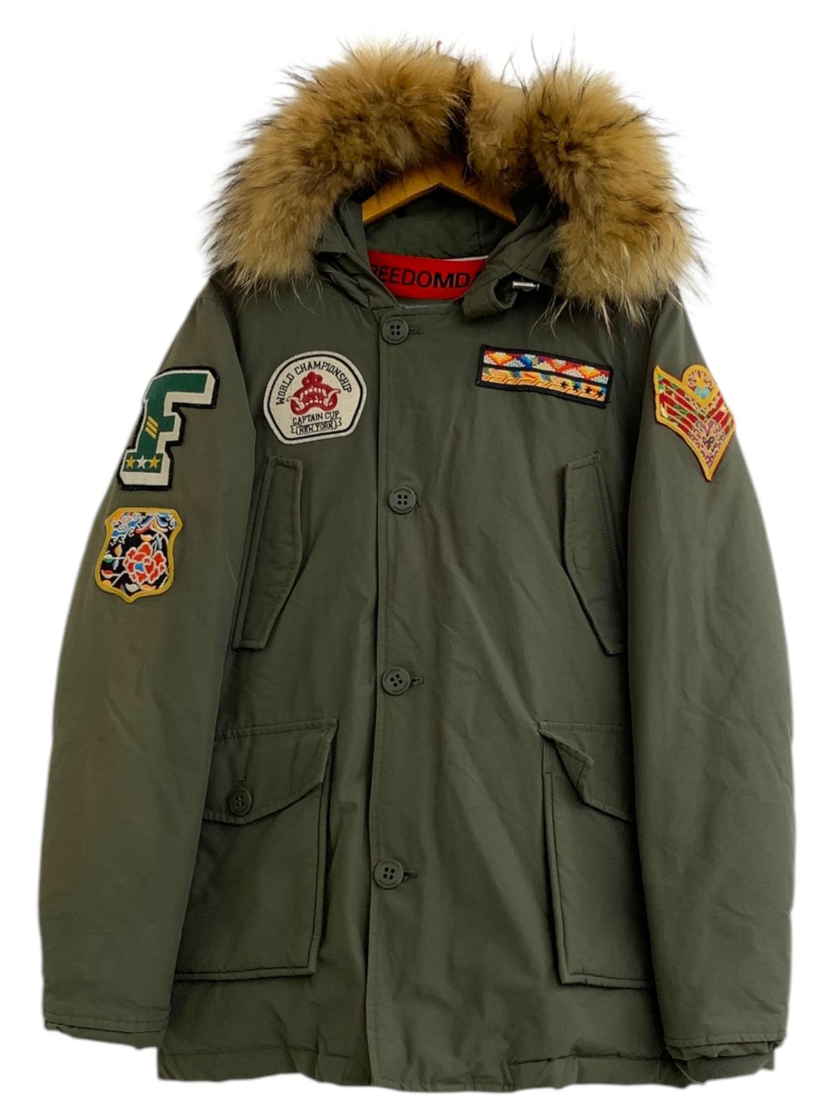 FREEDOMDAY オリーブ ダウンジャケットxs