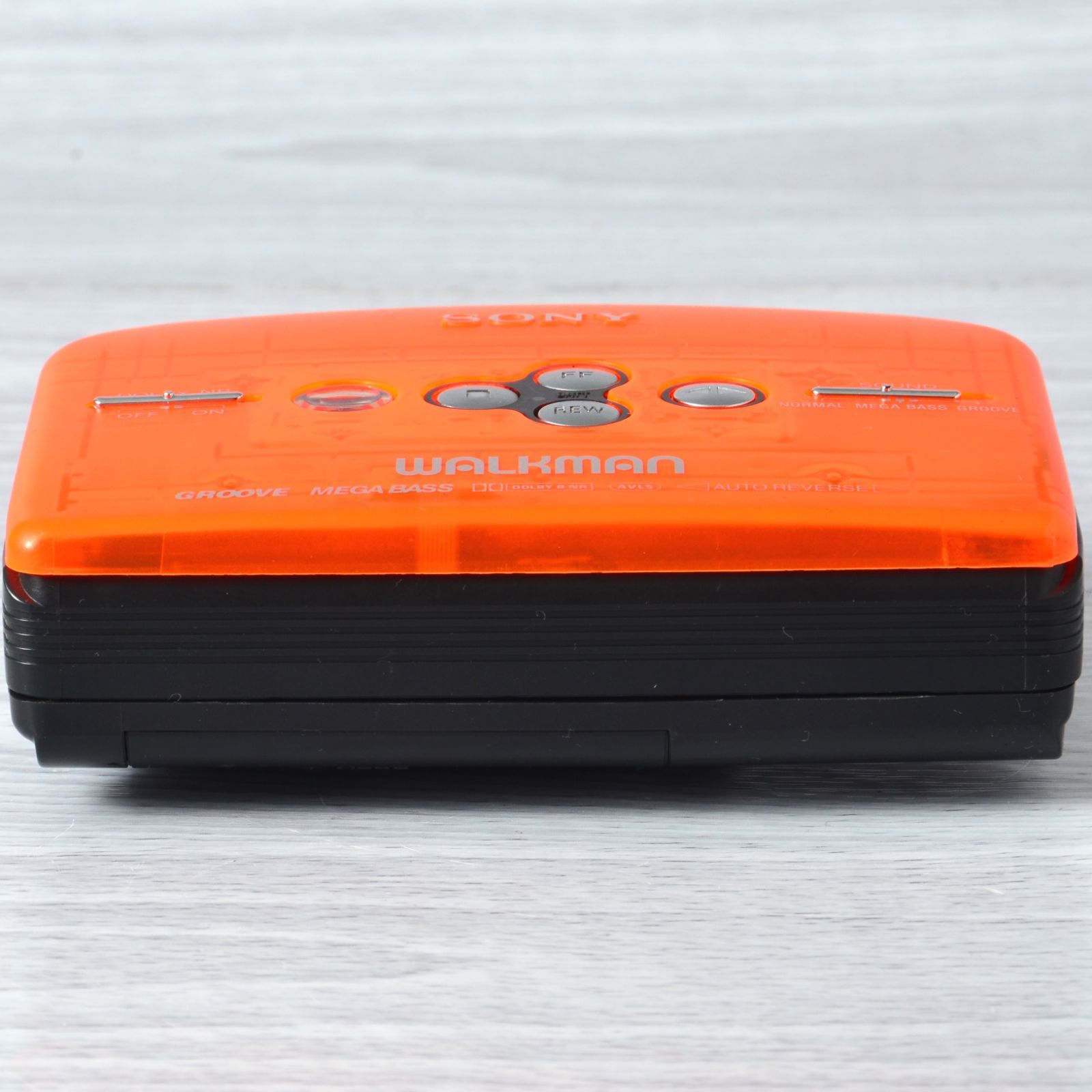 [メンテ済可動品]ソニーカセットウォークマン sony WM-EK1 SONY WALKMAN WM-EK1 カセットウォークマン オレンジ リモコン