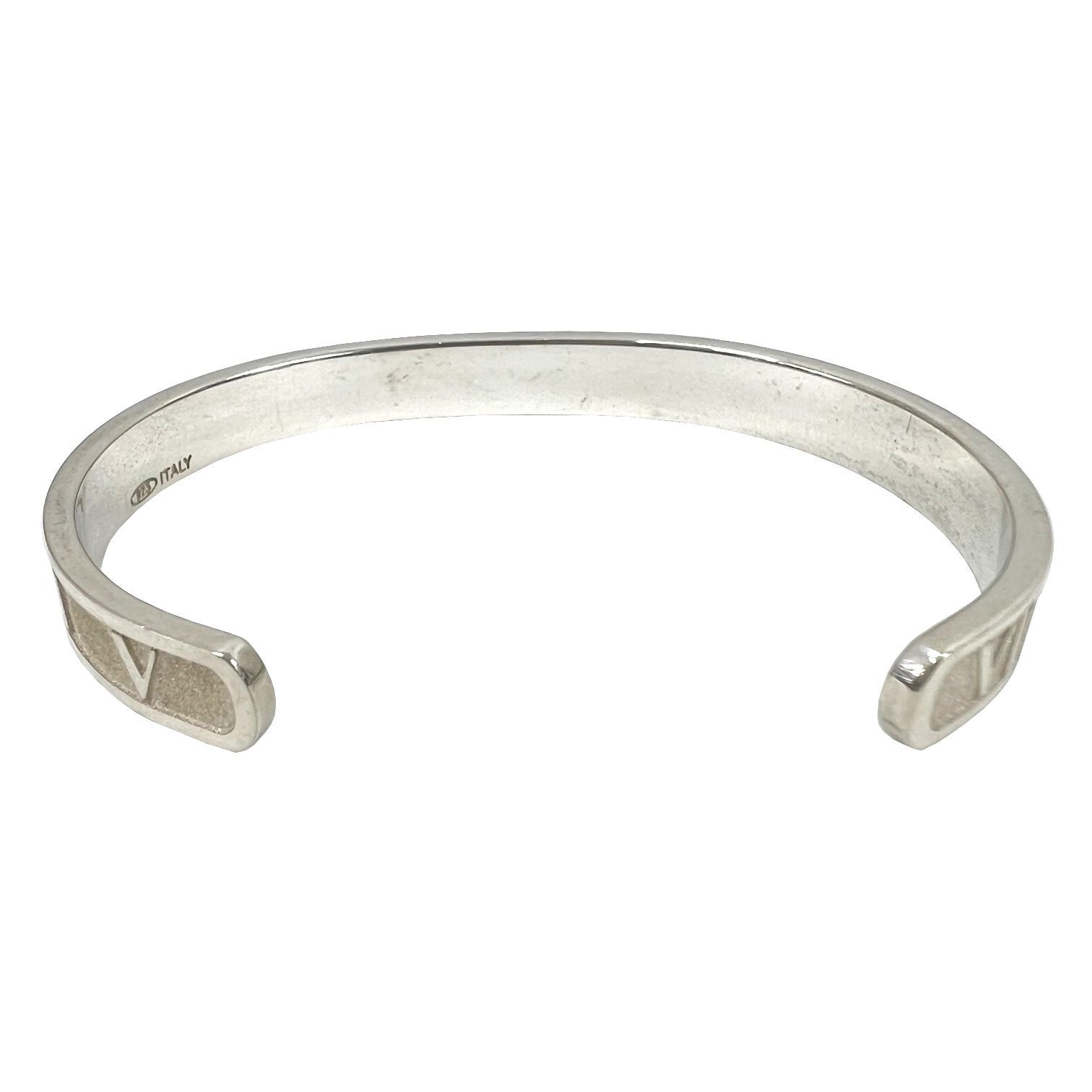 美品 Tiffany&Co. ティファニー アトラス ブレスレット SV925 TIFFANY&CO. ティファニー アトラス プレート ラバー