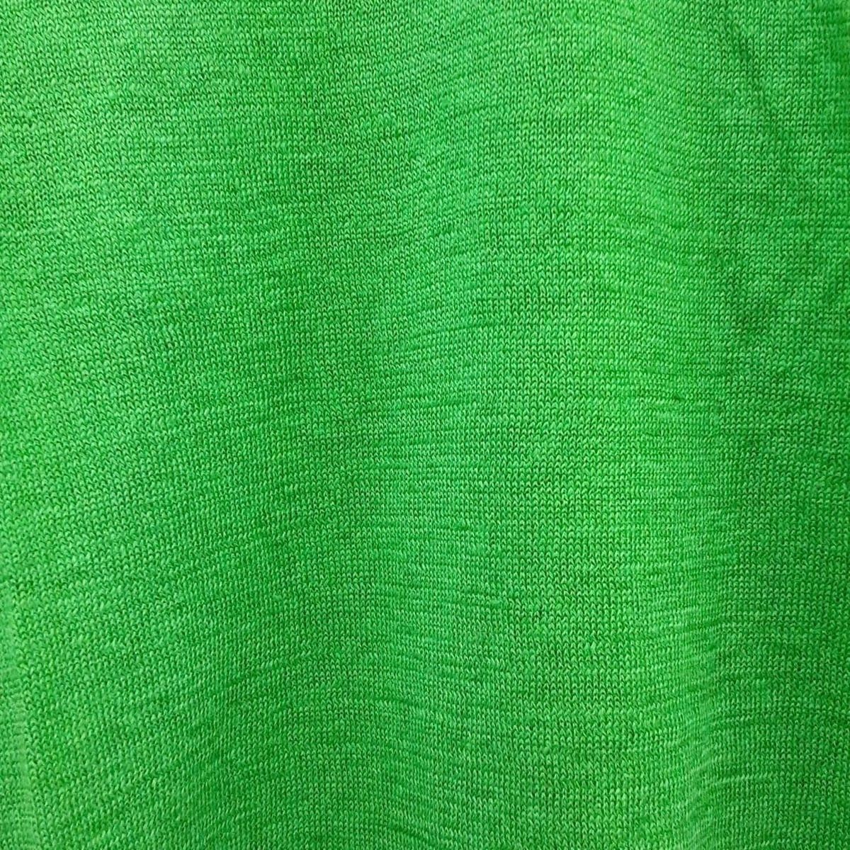SCAPA - Scapa(スキャパ) 半袖セーター サイズ40 XL レディース美品  - グリーン Vネック リネン、リネン SCAPA - Scapa(スキャパ) 半袖セーター サイズ40 XL レディース