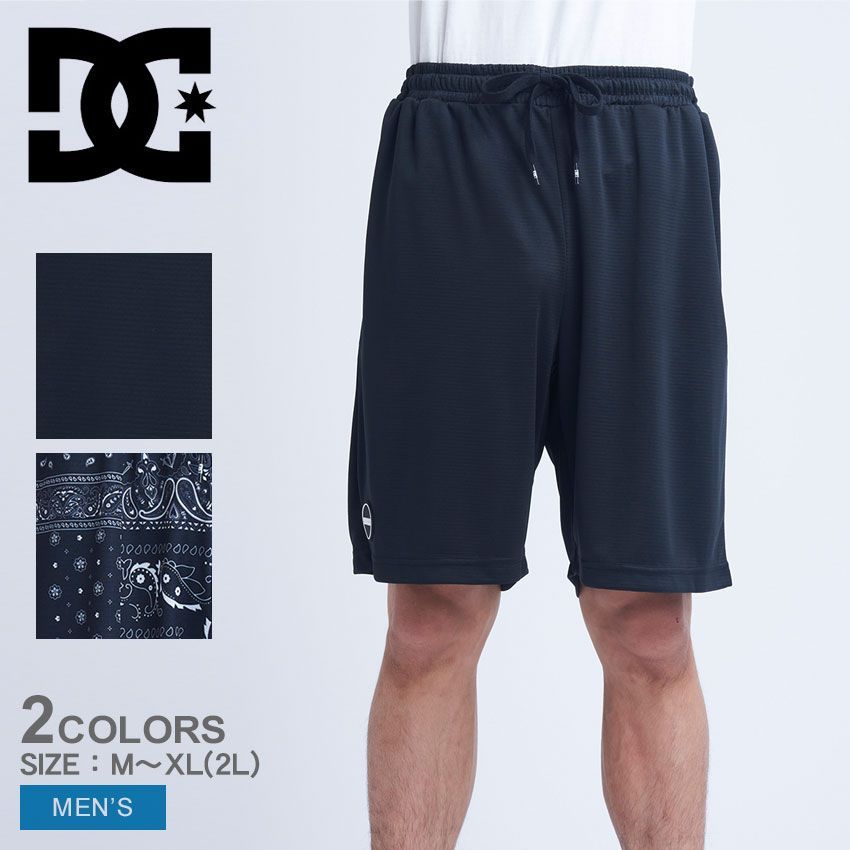 DCシューズ ショートパンツ DWS232019 メンズ 23 ST DRYFAST SHORT DCSHOECOUSA カラー:02.ブラックバンダナ 品番：2418-0091