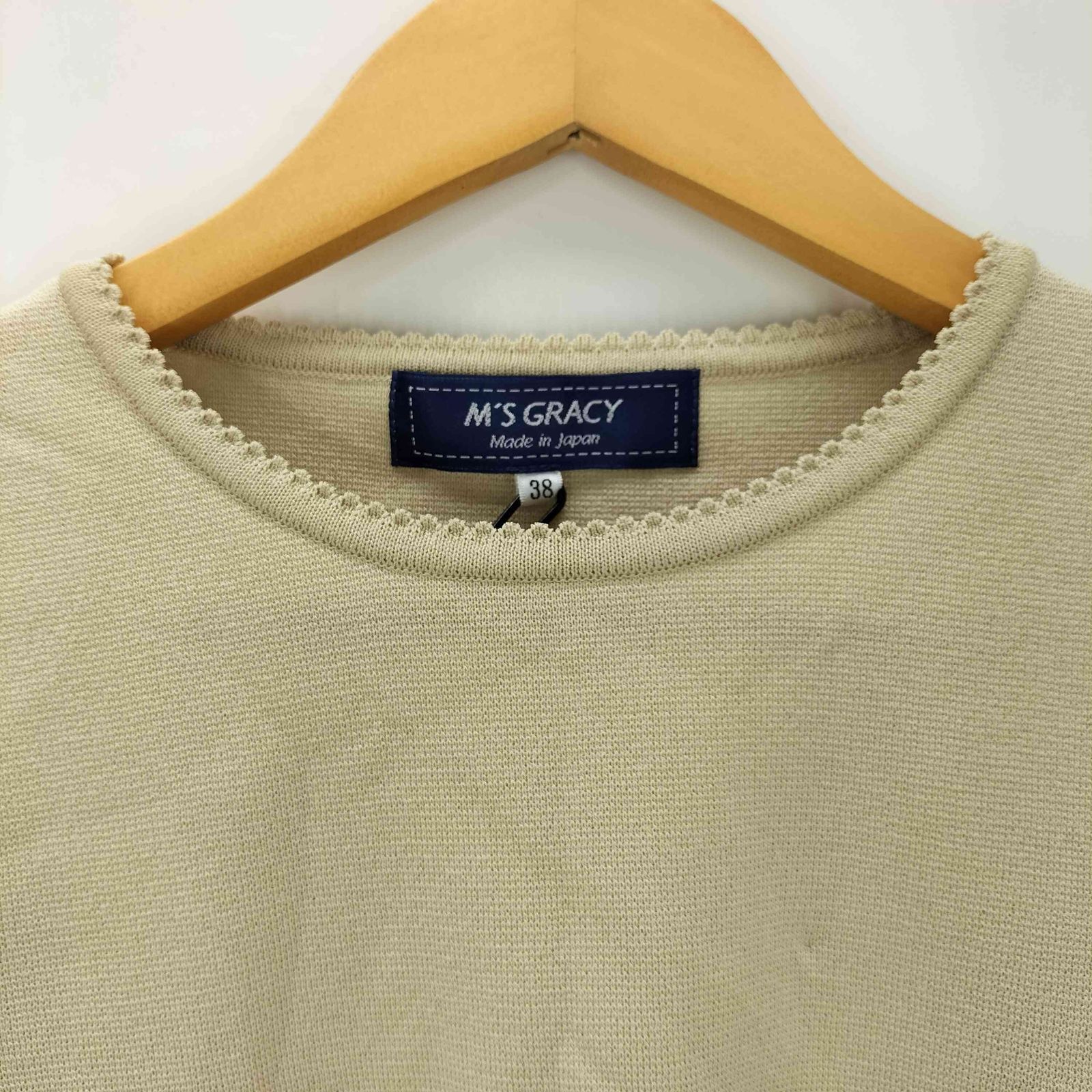 エムズグレイシー Ms GRACY 半袖ニットTシャツ レディース JPN：38