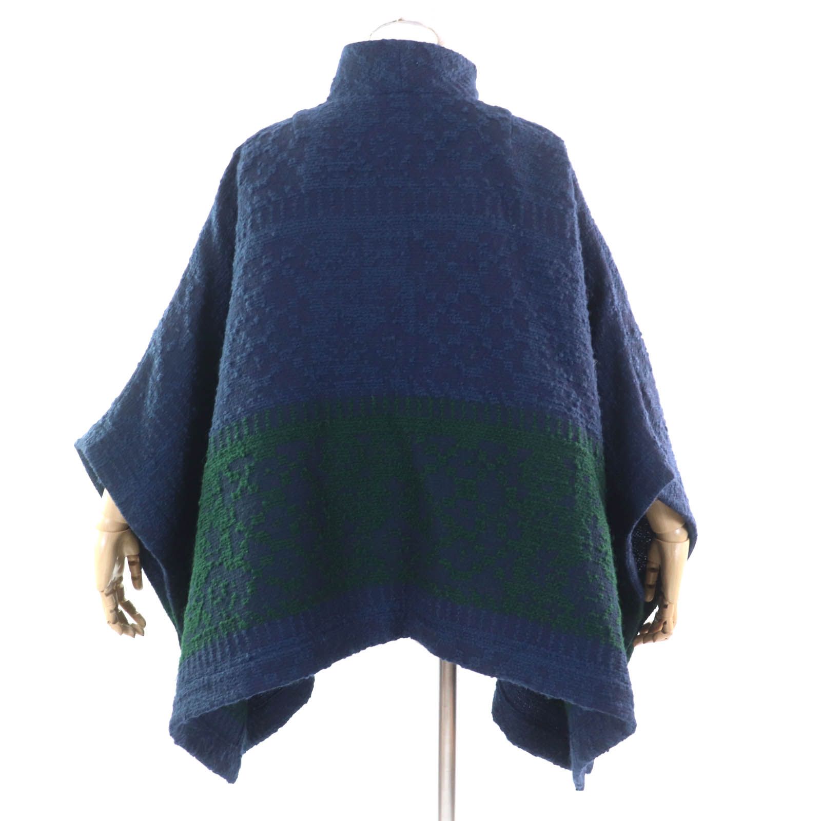 HaaT ISSEY MIYAKE ウールのコート イッセイミヤケ ハートISSEY MIYAKE HaaT 異素材切替バイカラー