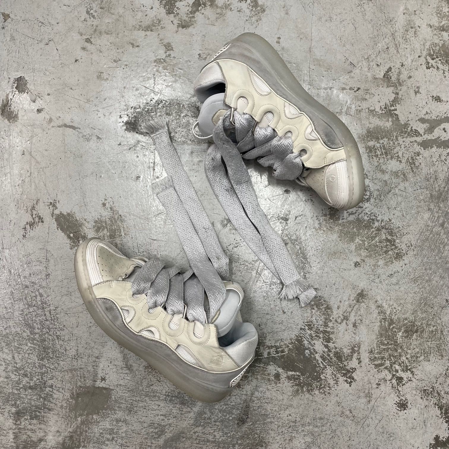 【関税込み】Lanvin タン Curb スニーカー 美品】LANVIN SNEAKERS CURB / WHT - メルカリ