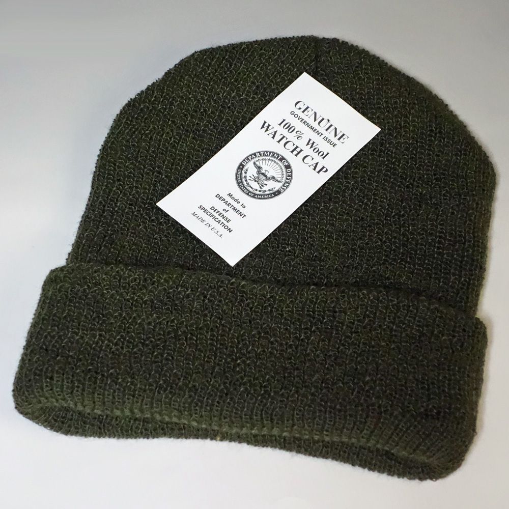 新品 アメリカ製 米軍官給品 ウール ミリタリー ニットキャップ ARMY 