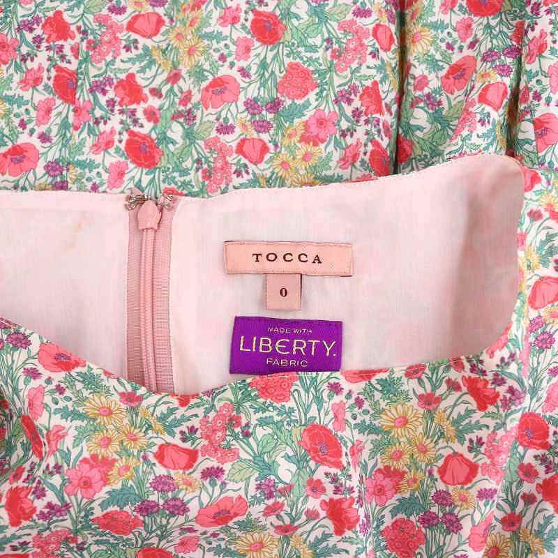 トッカ TOCCA × リバティ LIBERTY 23SS 洗える FLORAL STORY ドレス