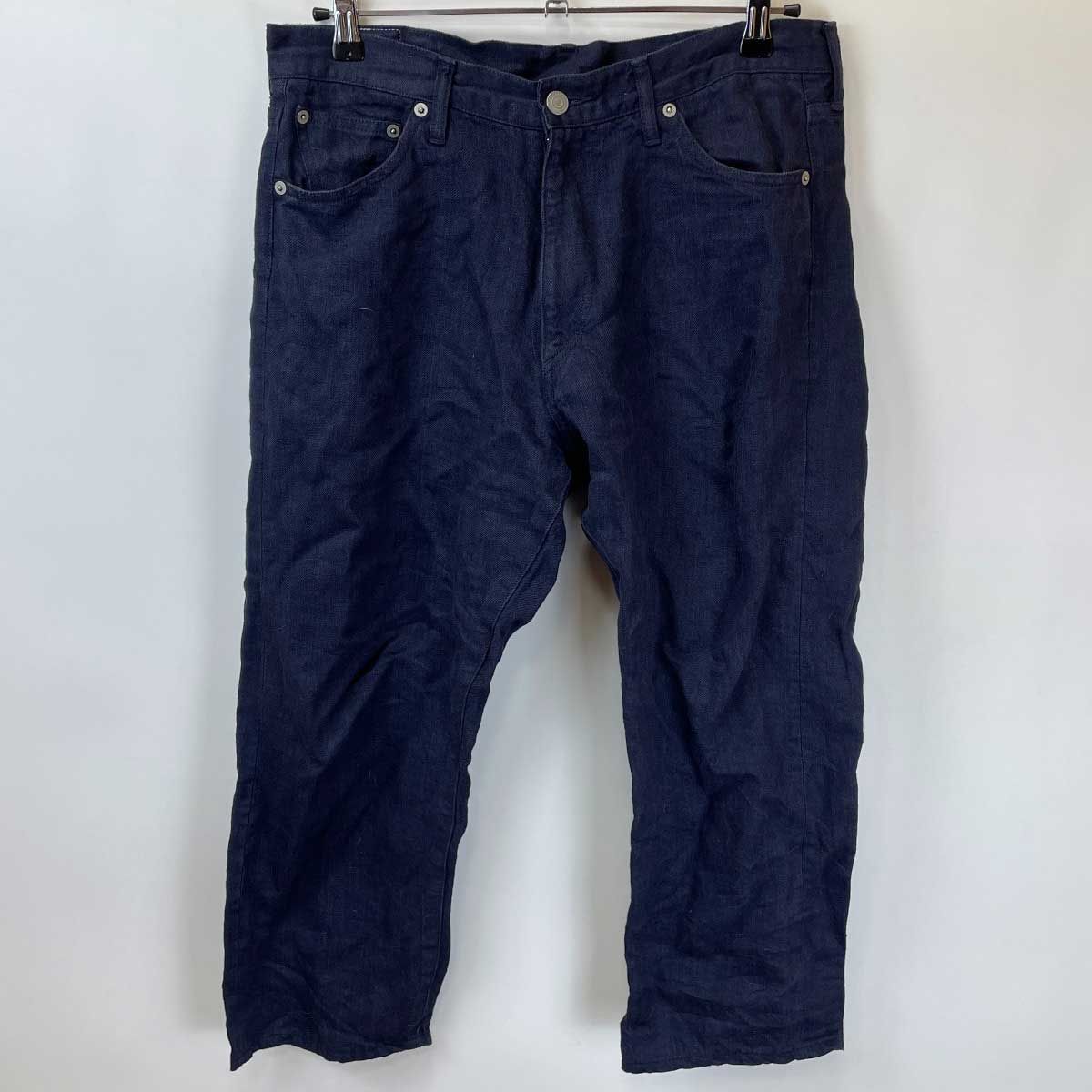 EEL products イール プロダクツ 夏の砂浜デニム パンツ リネン M E-19216 メンズ