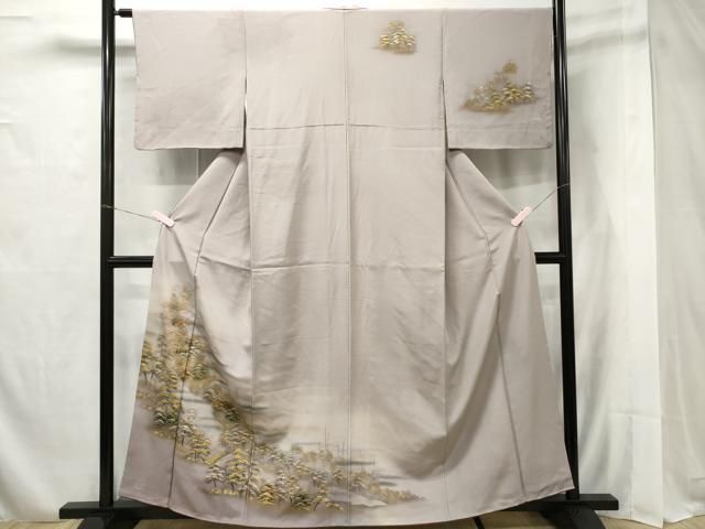 平和屋着物□訪問着 御所解花文 暈し染め 金彩 正絹 逸品