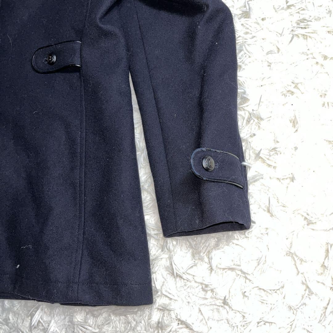 1024　STUTOSTEIN シュテットシュタインノーリーズ　コート　ブルゾン　黒　ブラック　カシミヤ混　ポケット表3裏1　メンズ　【L】