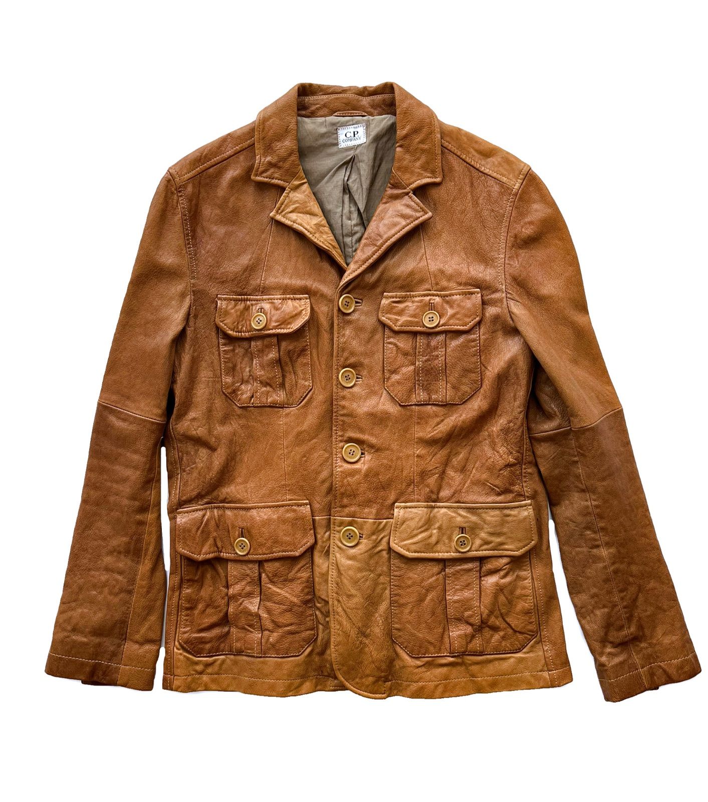 C.P. Company シー ピー カンパニー ラムレザージャケット - メルカリ 