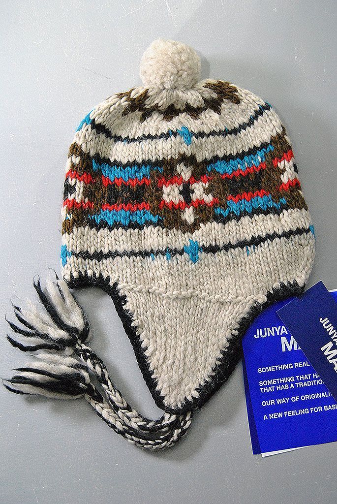 ジュンヤ　ワタナベ　コムデギャルソン　ニット帽 JUNYA WATANABE MAN コムデギャルソン ニット帽 ジュンヤワタナベ