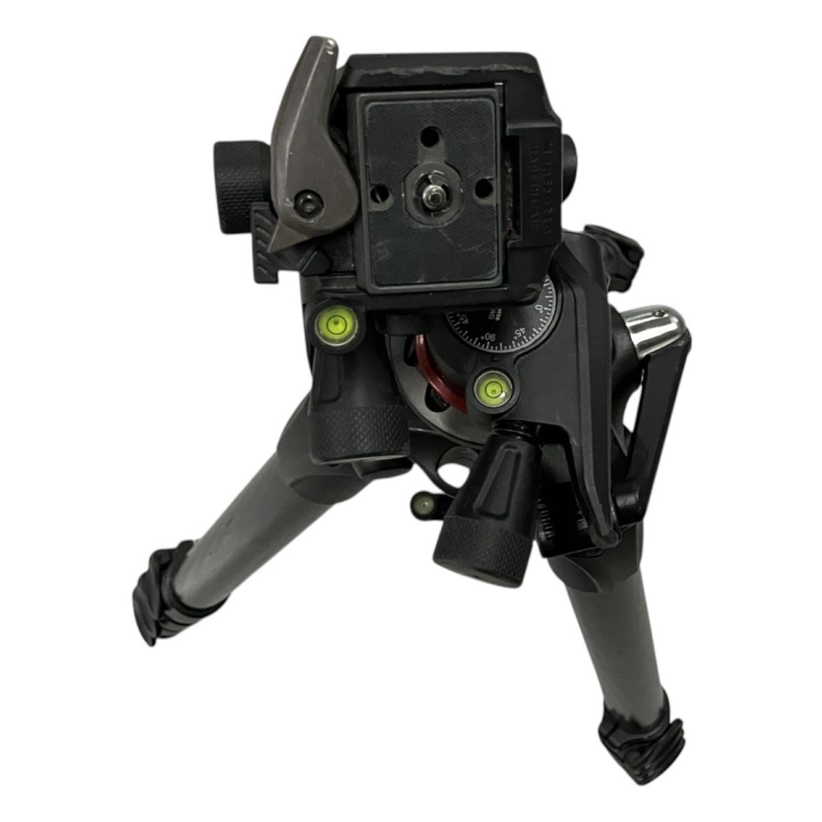 Manfrotto 057カーボン三脚4段ギア付き MT057C4-G 中古