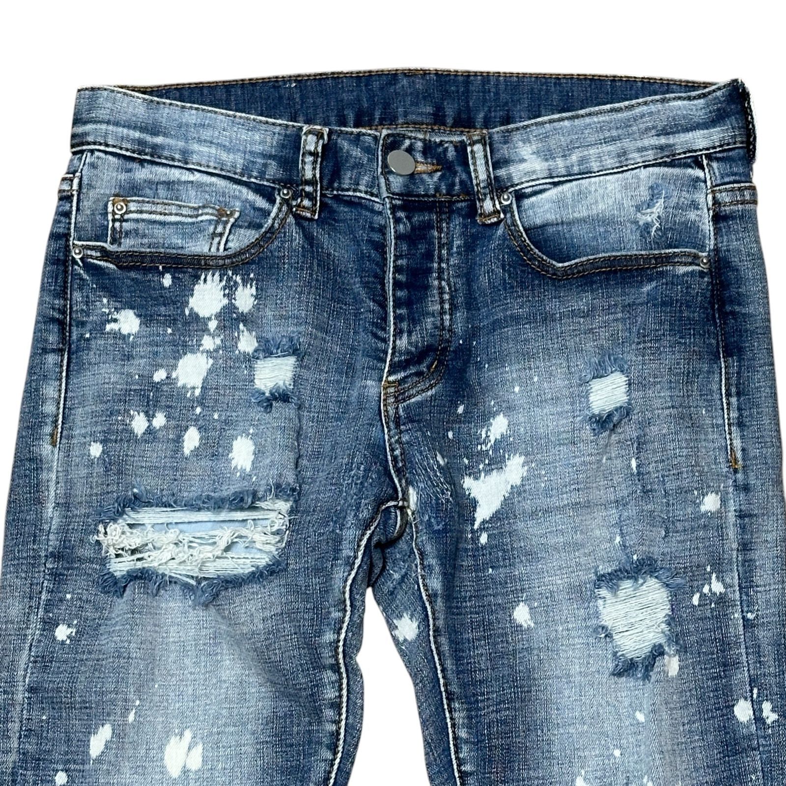 PURPLE BRAND ダメージデニム サイズ28 PURPLE BRAND ダメージ加工