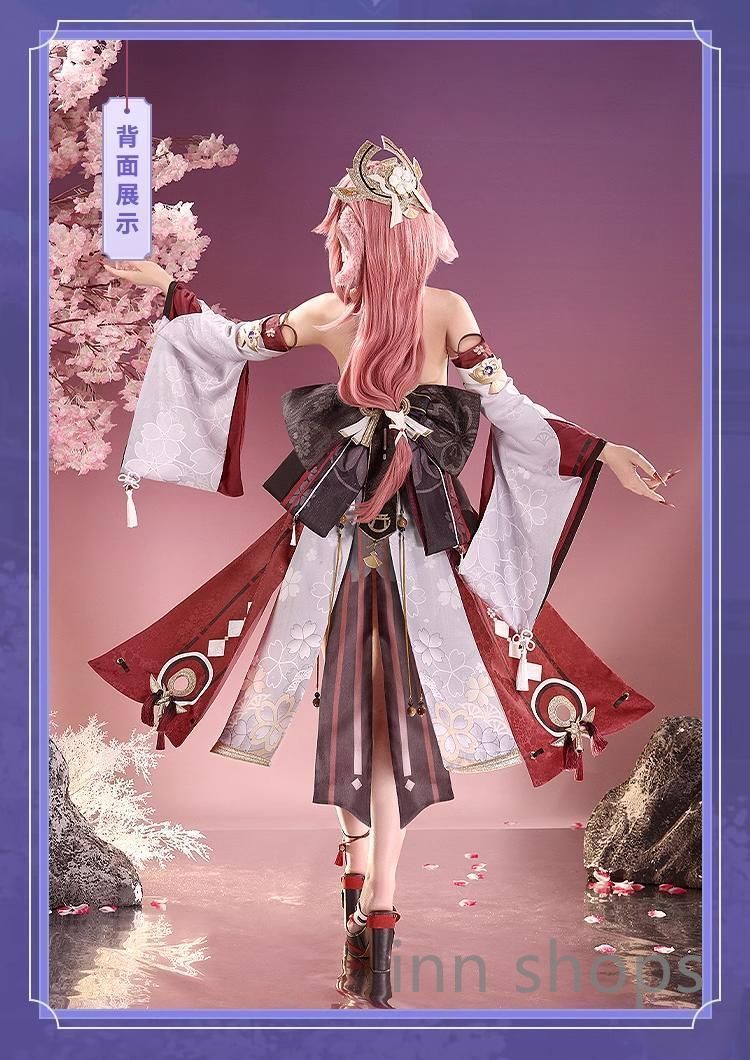 新品未使用】☆原神☆八重神子☆三分妄想☆コスプレ 衣装coscp59