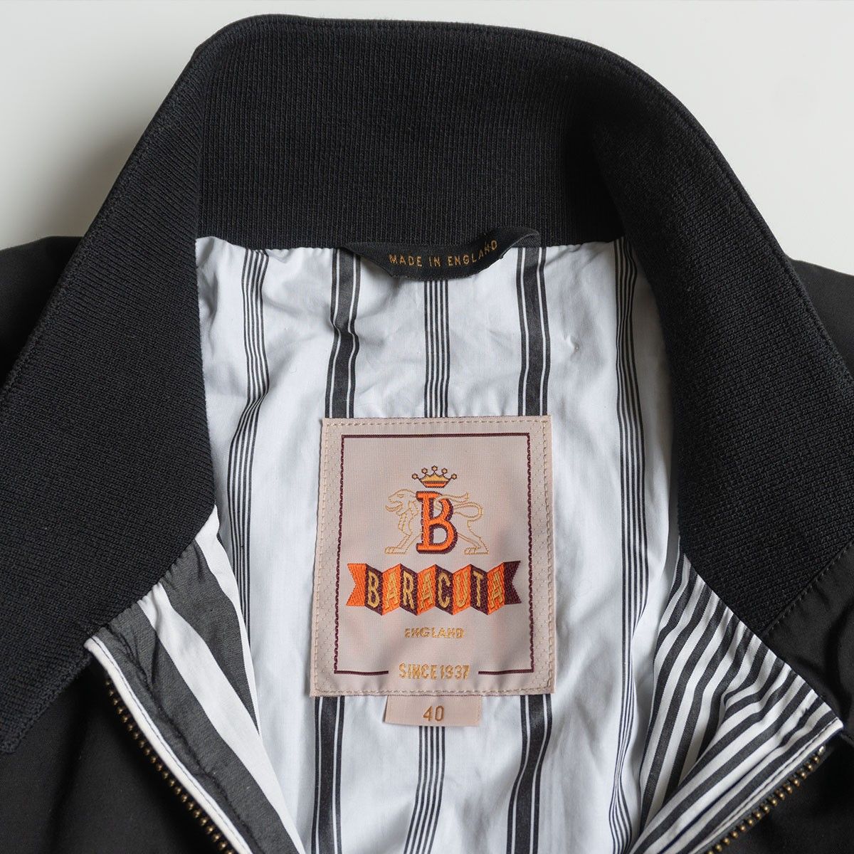 EDIFICE別注】BARACUTA【G9 スウィングトップ ハリントンジャケット  