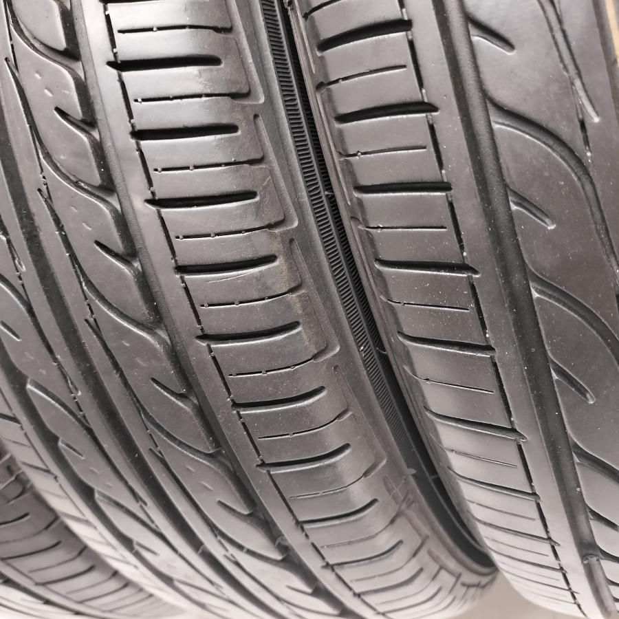 ＜ノーマルタイヤ 4本＞ 155/65R13 ダンロップ EC202 70〜80% 2017年製   中古