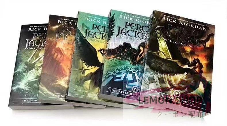 Percy Jackson the Olympians 英語絵本 洋書 5冊 英語勉強