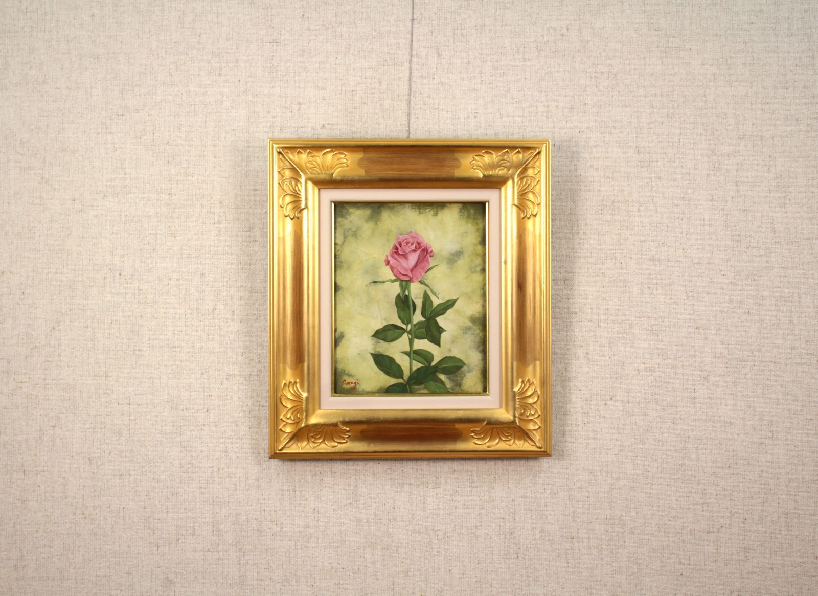 金子誠治 「バラ」 油絵・油彩画 絵画 - 北海道画廊