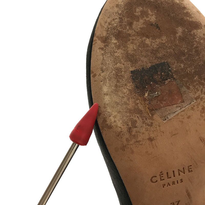 CELINE グレー スエード ハイヒール CELINE グレー スエード ハイヒール