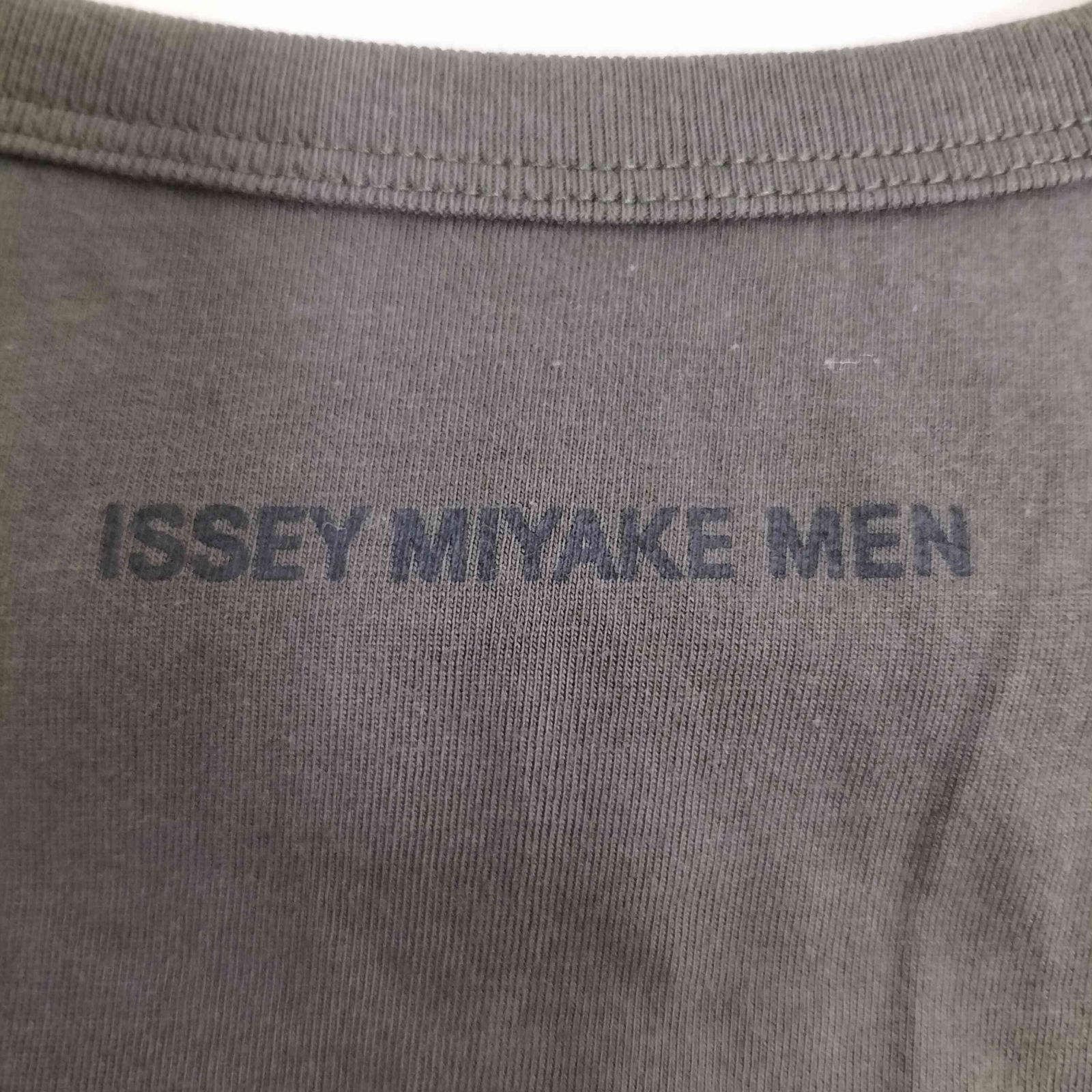 黒タグ ISSEY MIYAKE イッセイミヤケ スタンドカラーシャツ イッセイミヤケISSEY MIYAKE ウールシルクスタンドカラーシャツ