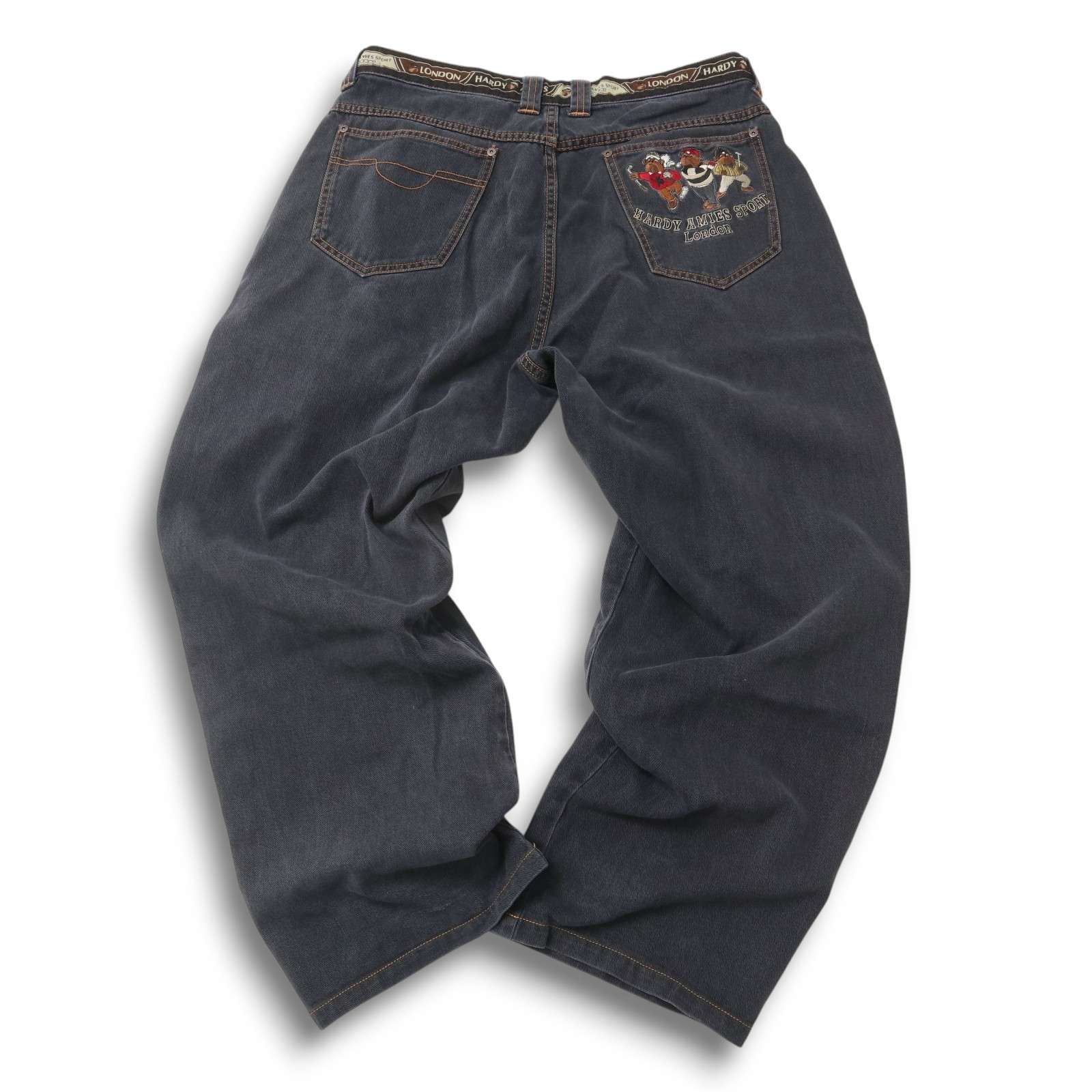 HARDY AMIES SPORT ハーディエイミス キャラクター刺繍☆ レーヨン