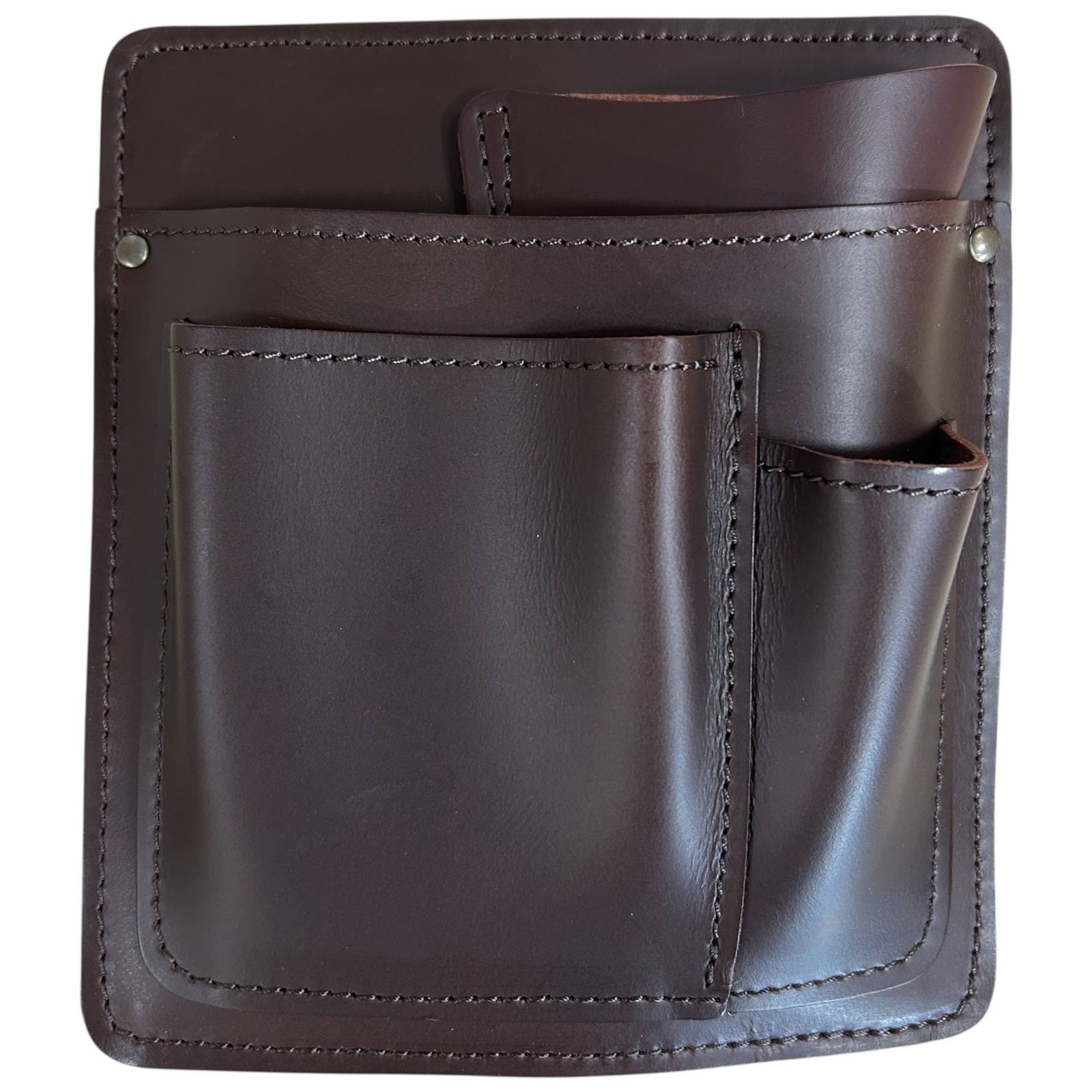 本革 長もち フローリストシザーケース PSC FC-102 ダークブラウン 底部開閉なし 花屋 おしゃれ レザーケース はさみケース 剪定バサミ 本革 シンプル プレゼント