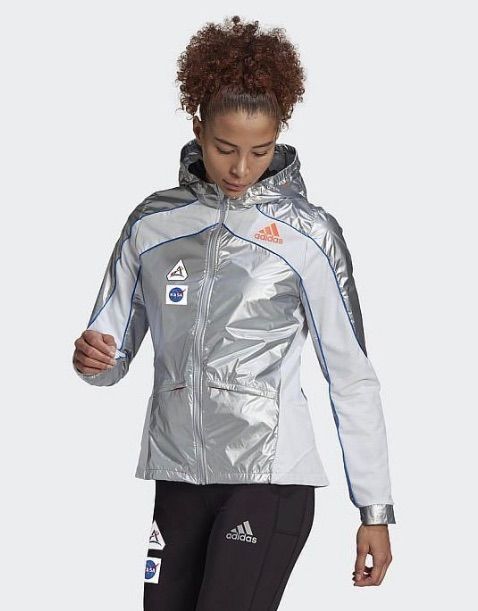 新品未使用☆タグ付きadidasオシャレナイロンジャケット