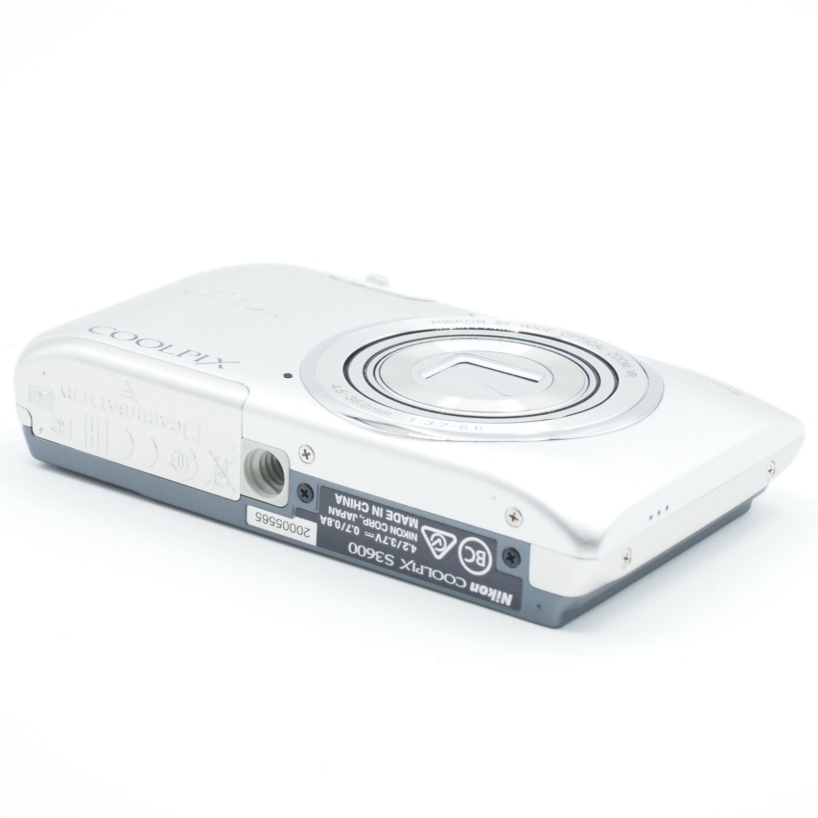 ■実用品■ Nikon S3600 クリスタルシルバー 81XpzO0z0WL.jpg_BO30,255,255,
