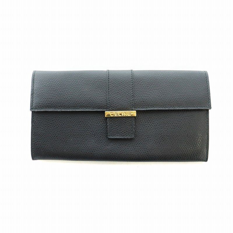 【CELINE】ロングウォレット ブラック ゴールド金具 楽天市場】CELINE セリーヌ ラージウォレット トリオンフ