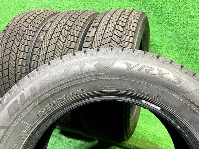 BRIDGESTONE スタッドレス ブリヂストン ブリザックVRX3 215 60R16 4本 6ミリ TRITUETUBI_COM