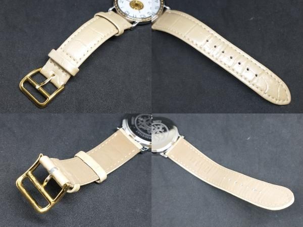 HERMES エルメス セリエ デイト GP SS ホワイト文字盤 社外