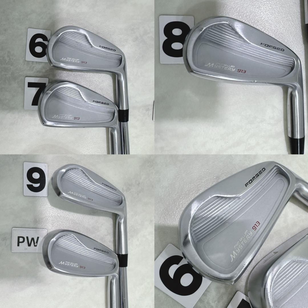 ミステリー 913 アイアン5本セット 地クラブ モーダス105S 右 6-PW