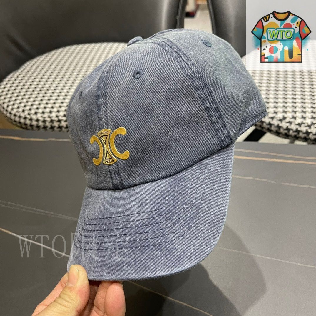 CELINE ベースボールキャップ新品 CELINE [新品] セリーヌ キャップ トリオンフ ベースボール