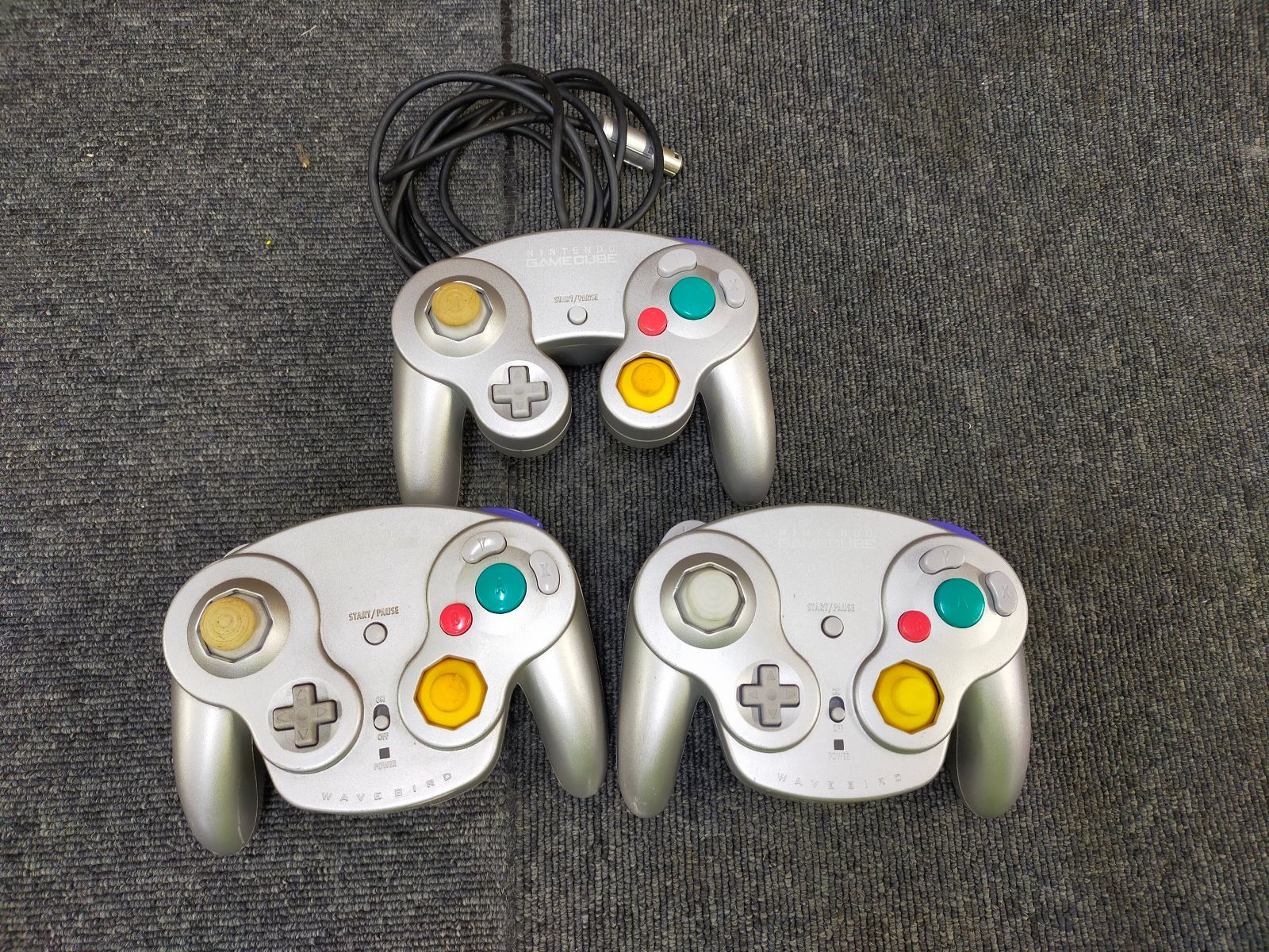 美品】GCコン(ホワイト) 3個セット ニンテンドー ゲームキューブ 
