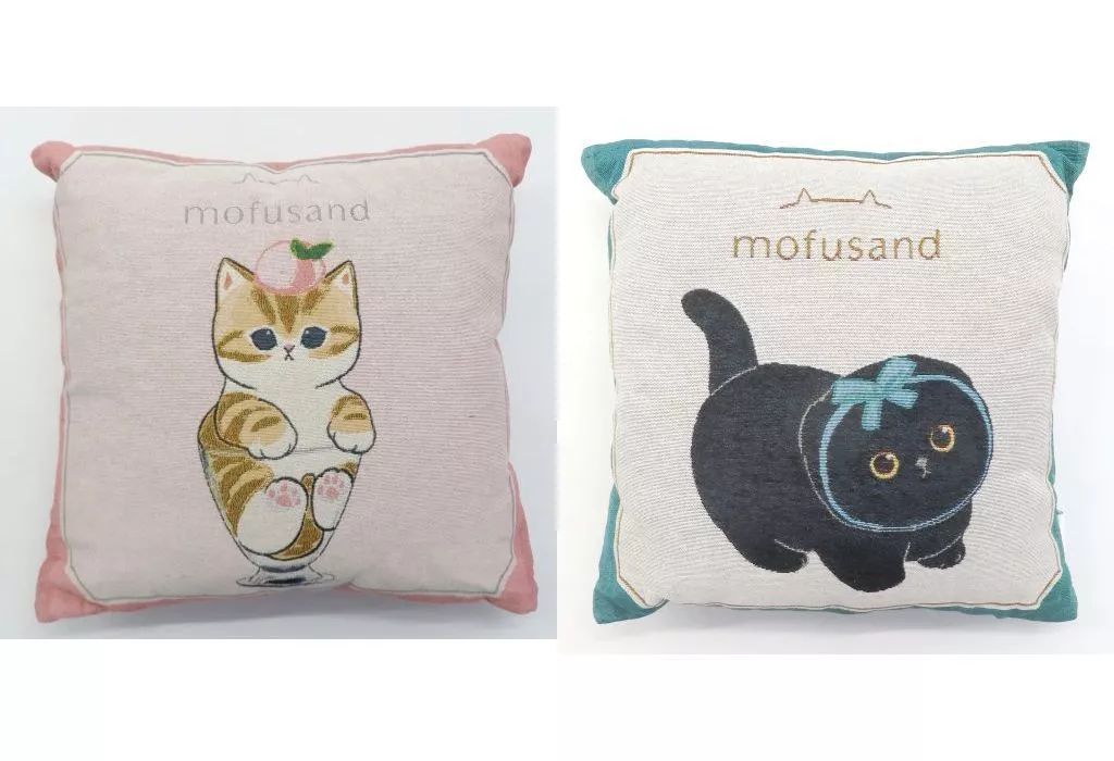 【中古】クッション・本体 全2種セット ゴブラン織りクッション 「mofusand」