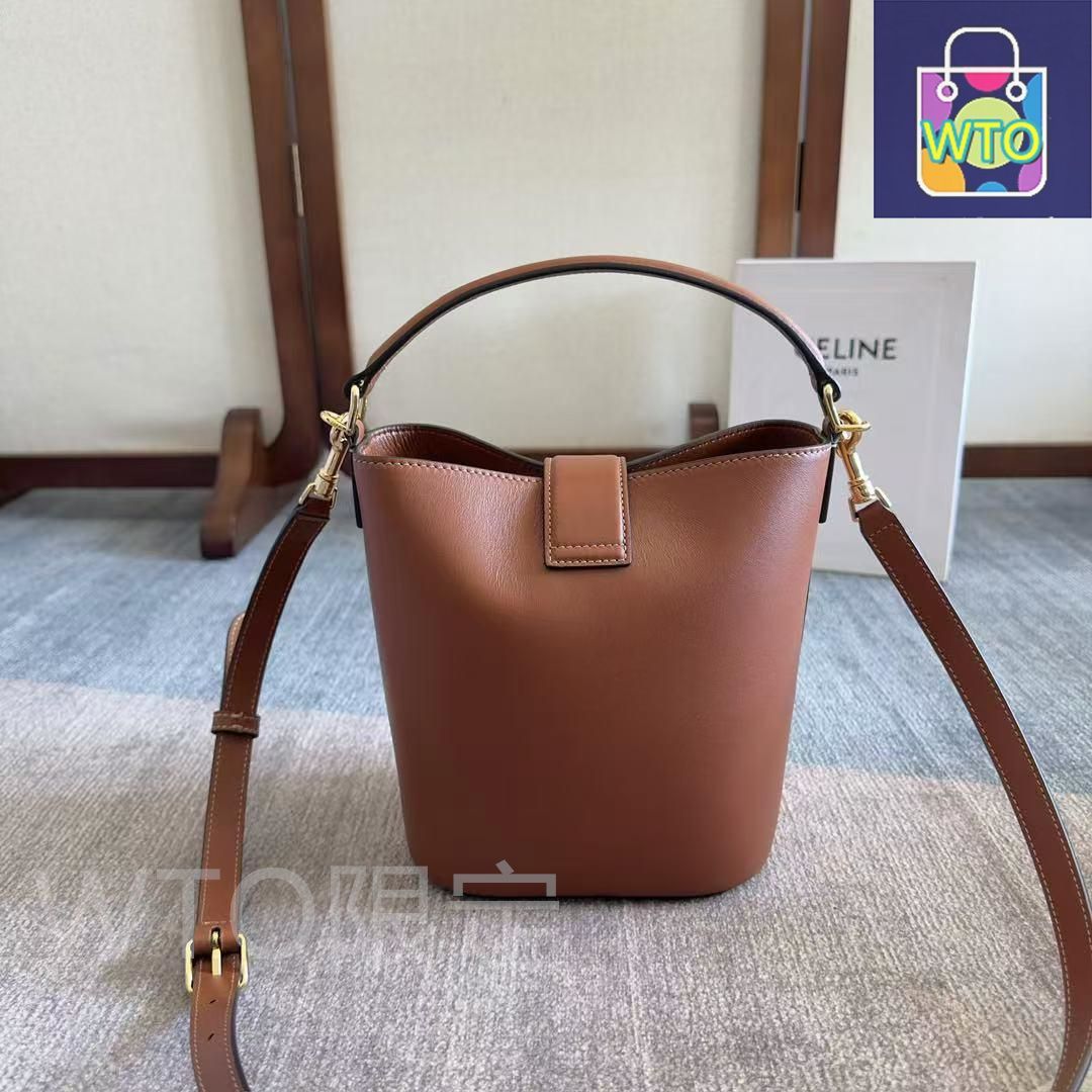 【CELINE】VIPセール！スモール バケットバッグ ショルダー VIPセール！】CELINE（セリーヌ）スモールバケットショルダー
