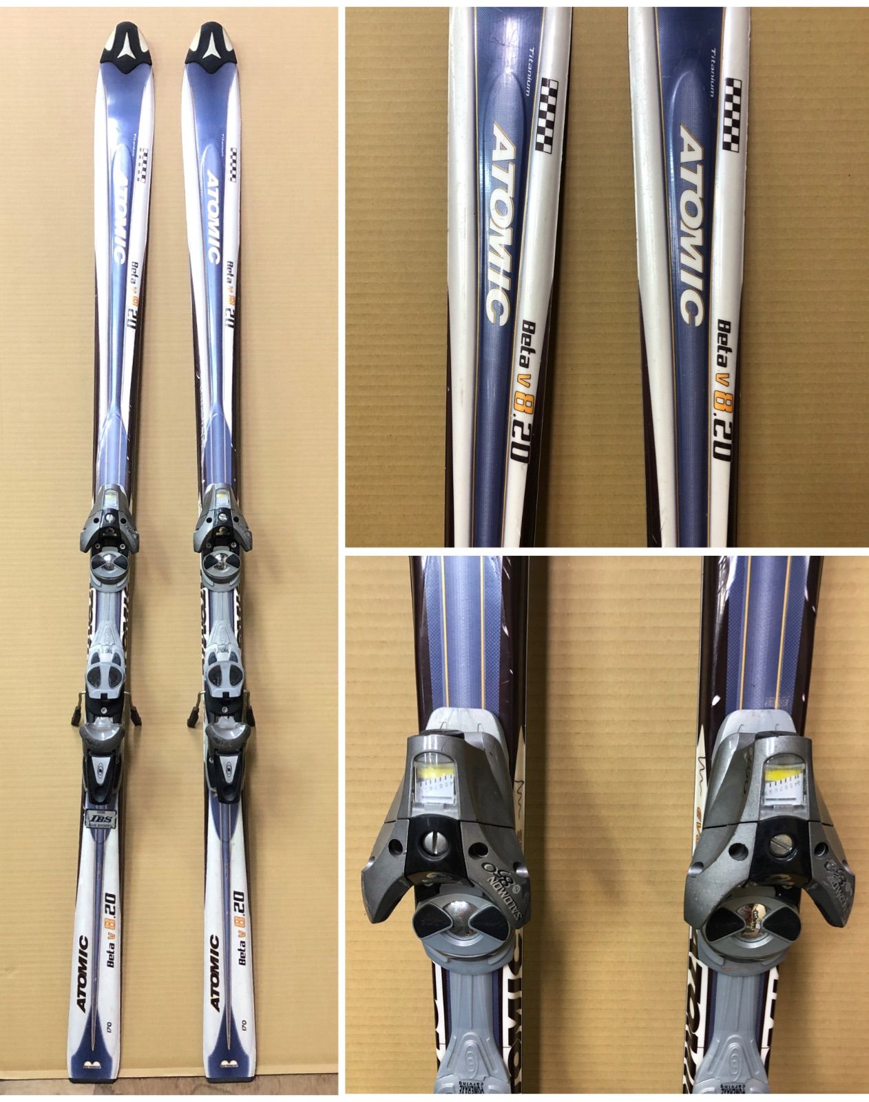 スキー板 アトミック　ATOMIC  beta v8.20 167cm位 SALOMON サロモン S850 spheric 人気・おすすめ｜多用途・生活用品におすすめ 口コミ人気 即納