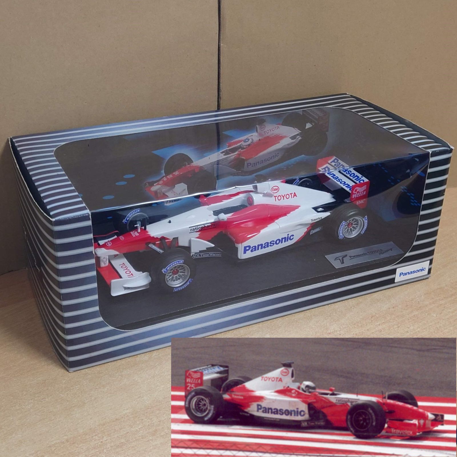 1/18 Panasonic TOYOTA Racing Esso F1参戦記念グッズ パナソニック