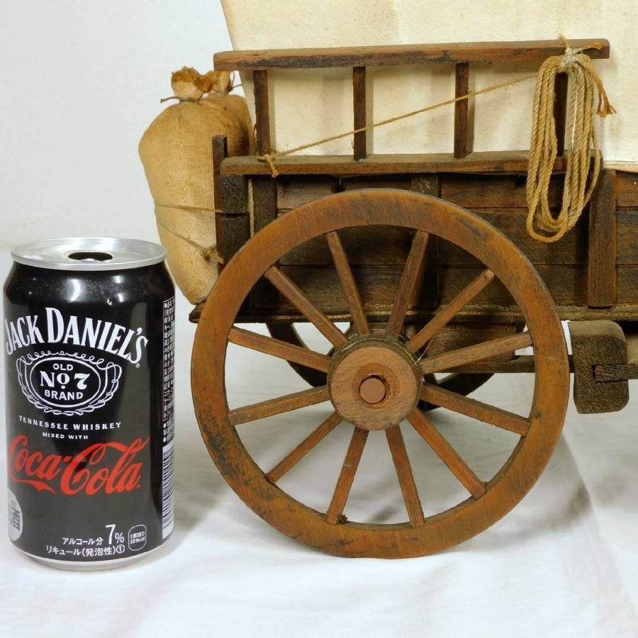 ◇ハンドメイド 幌馬車◇65cm◇リアル造形◇付属品多数◇西部開拓時代