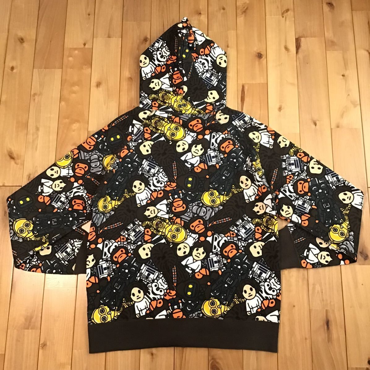 ファイナルバーゲン！ MENS S starwars ベイプ × bape A hoodie ...