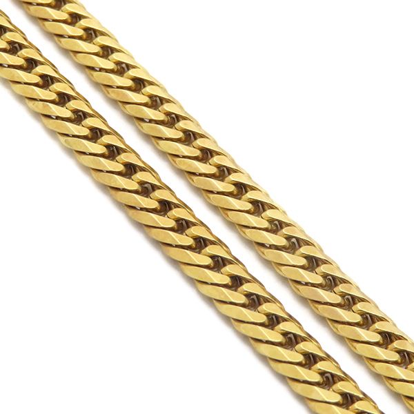 喜平ネックレス K18 18金 750 6面ダブル 30.0g 50cm 4.5mm キヘイ チェーン
