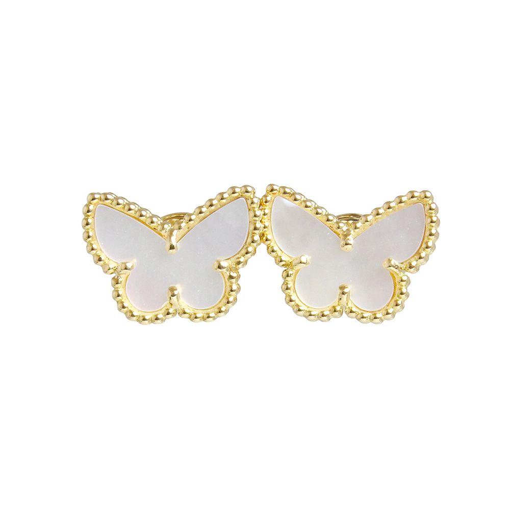 ヴァンクリーフ＆アーペル スウィート パピヨン ピアス K18YG 750  