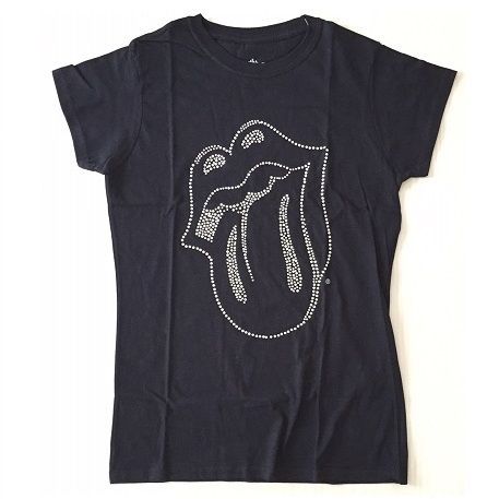 ローリングストーンズ　Ｔシャツ　新品・未使用・Ｍ 新品未使用タグ付】ローリングストーンズ レディースTシャツM