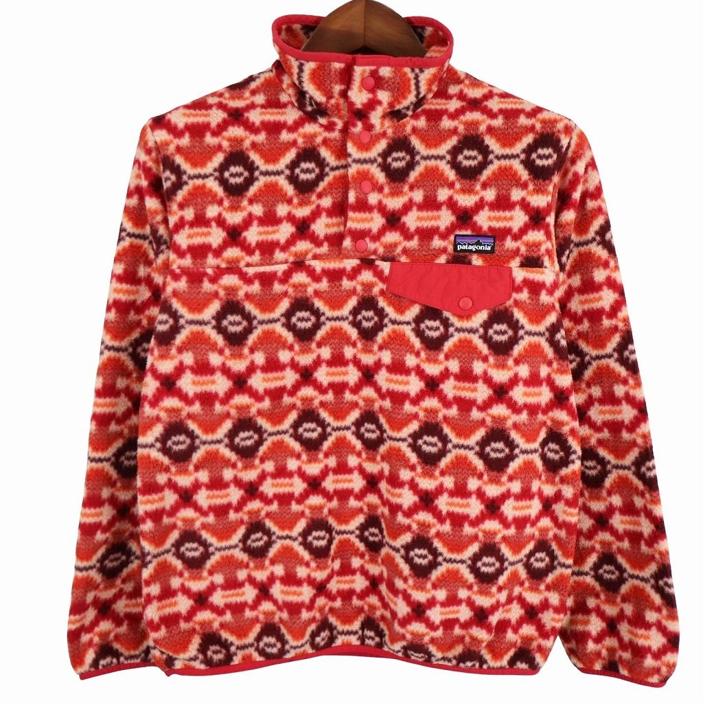 patagonia パタゴニア シンチラ スナップT フリースジャケット 防寒 防風 アウトドア アメカジ (レディース S) 中古 古着 O8217